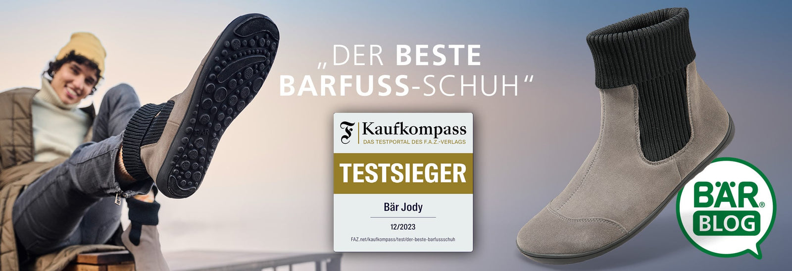 Jody Testsieger Des Barfussschuh Tests