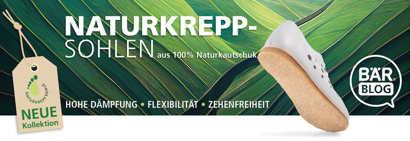 Neuheiten der Naturkreppsohle!