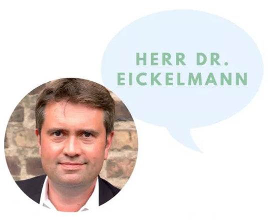 Herr Dr. Eickelmann Facharzt für Orthopädie stimmt unserer Philosophie zu: